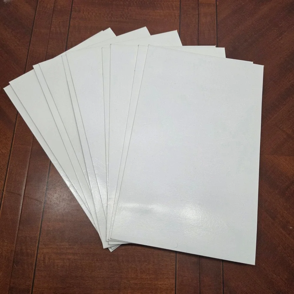 Lot of 5 JCPenney Gift Boxes White Large Apparel Size Glossy Cardboard Foldable